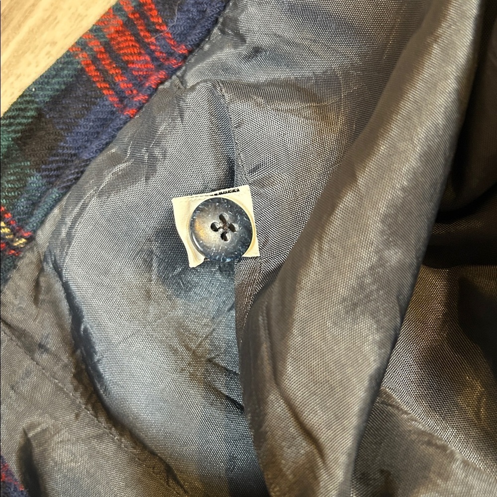 Heritage Core Vintage Pendleton Mac Lennan Tartan Plaid Virgin Wool Pencil Skirt - Picture 10 of 11